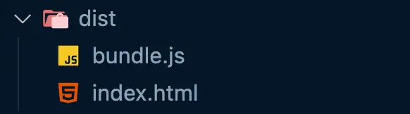 Webpack 빌드 결과 - dist 폴더 구조